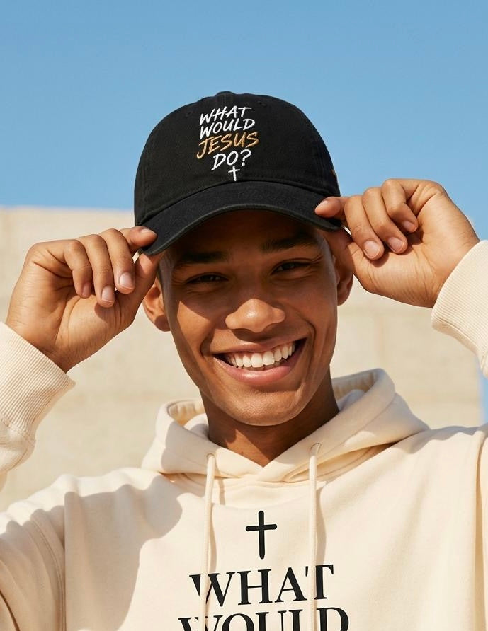 WHAT WOULD JESUS DO? Embroidered Cap
