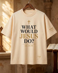 WWJD “Live Like Him” Premium Tee — Cream