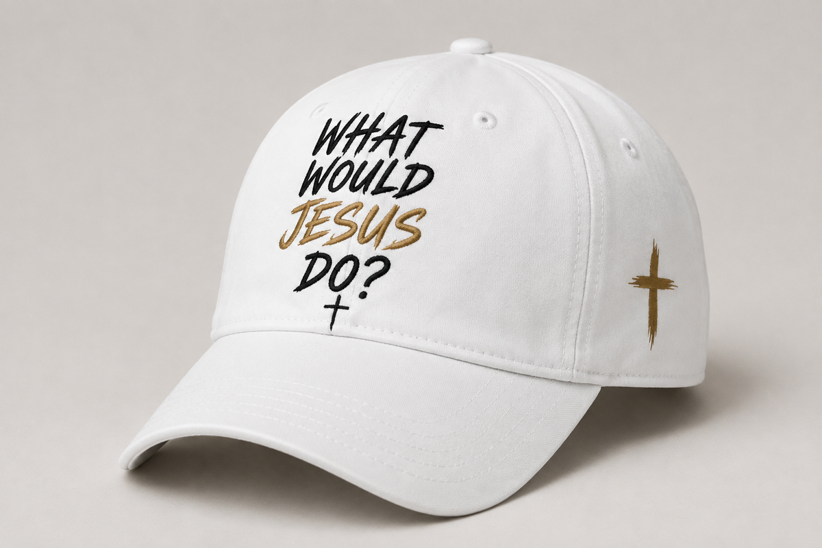WHAT WOULD JESUS DO? Embroidered Cap