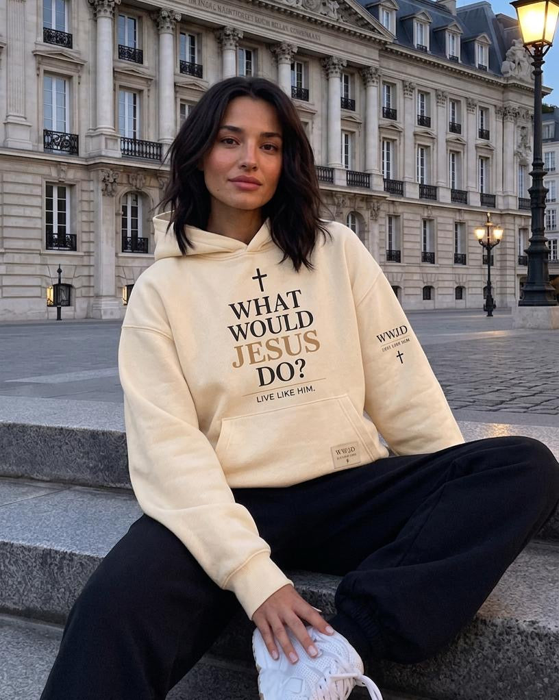 WHAT WOULD JESUS DO? "LIVE LIKE HIM" - HOODIE