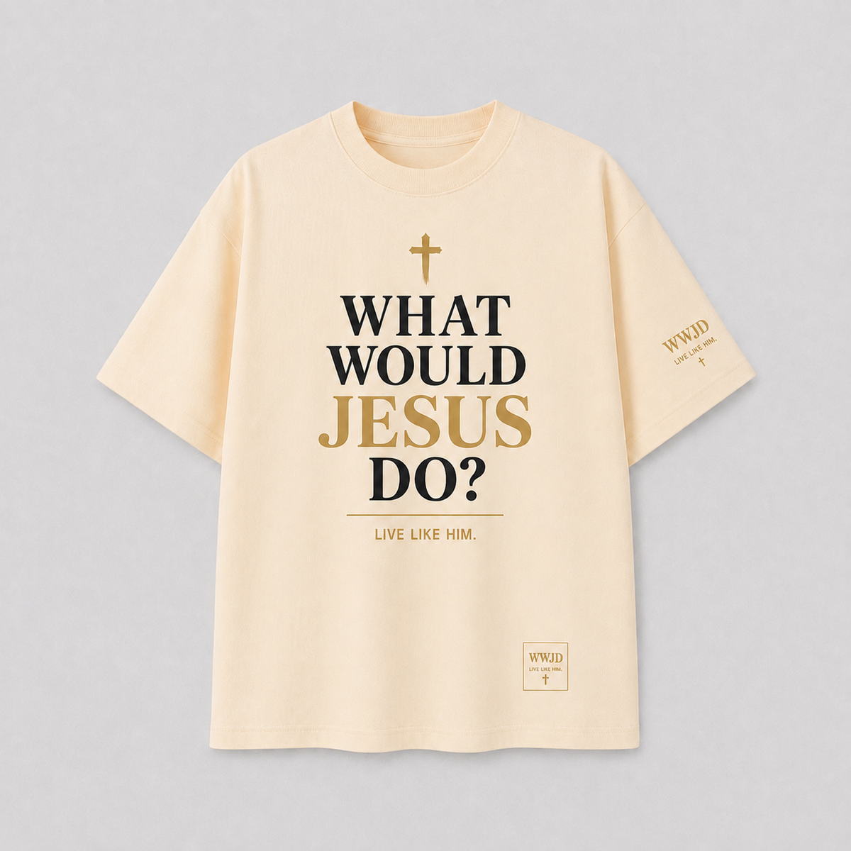 WHAT WOULD JESUS DO? "LIVE LIKE HIM" - TEE