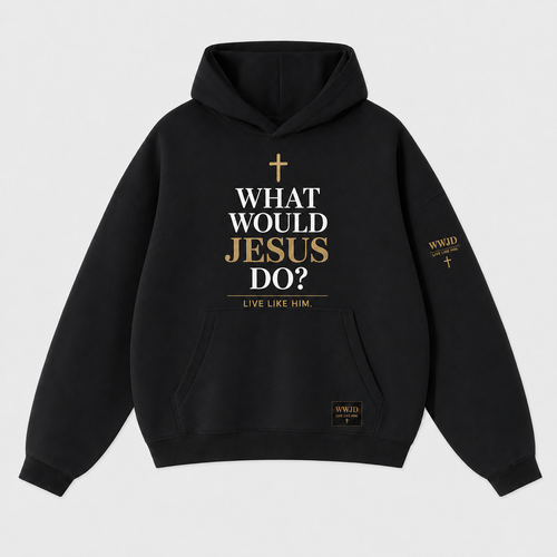 WHAT WOULD JESUS DO? "LIVE LIKE HIM" - HOODIE