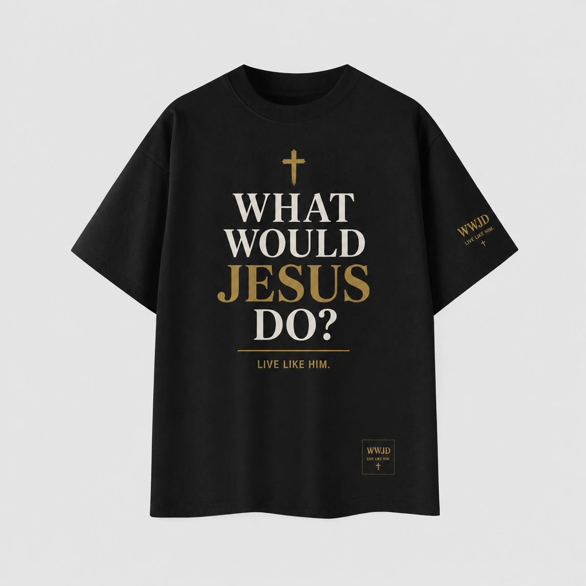 WHAT WOULD JESUS DO? "LIVE LIKE HIM" - TEE